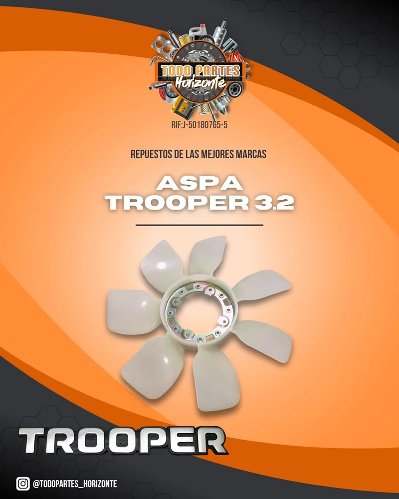 Fotografía de repuesto Aspa Trooper 3.2 original - Todo Partes Horizonte