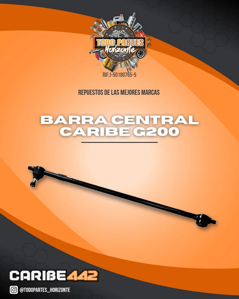 Fotografía de repuesto Barra Central Caribe G-2000 original - Todo Partes Horizonte