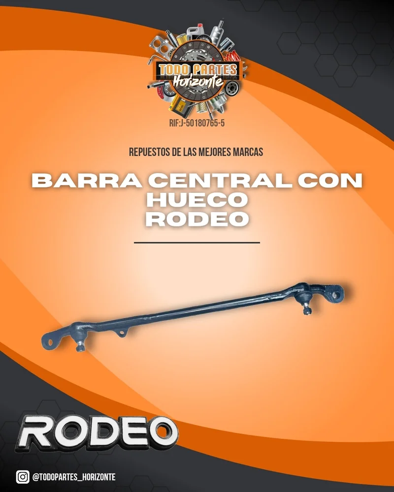 Fotografía de repuesto Barra Central Con Hueco Rodeo original - Todo Partes Horizonte