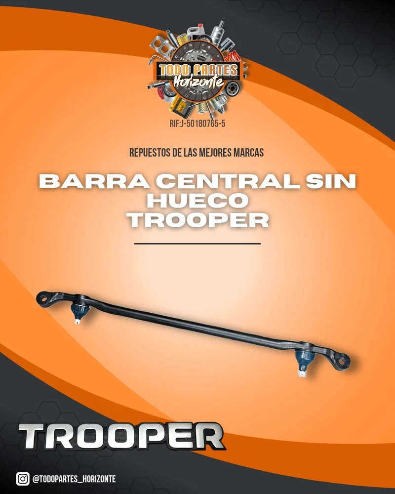Fotografía de repuesto Barra Central Sin Hueco Trooper original - Todo Partes Horizonte