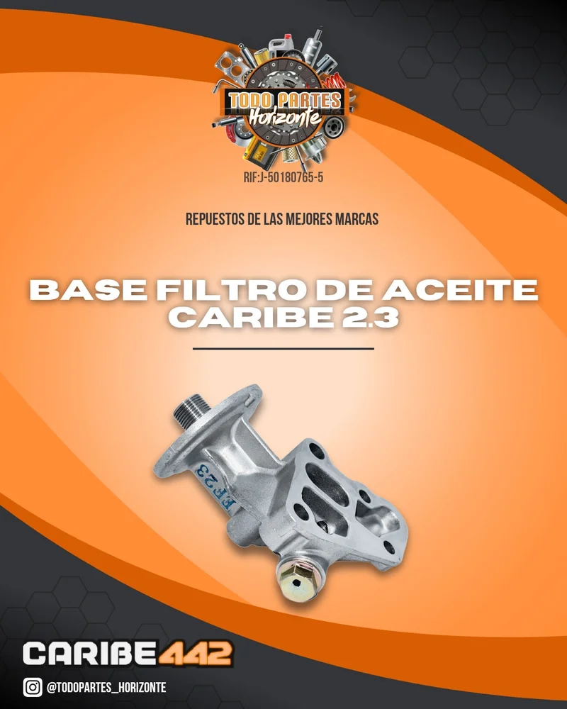 Repuesto BASE FILTRO DE ACEITE CARIBE 2.3 original