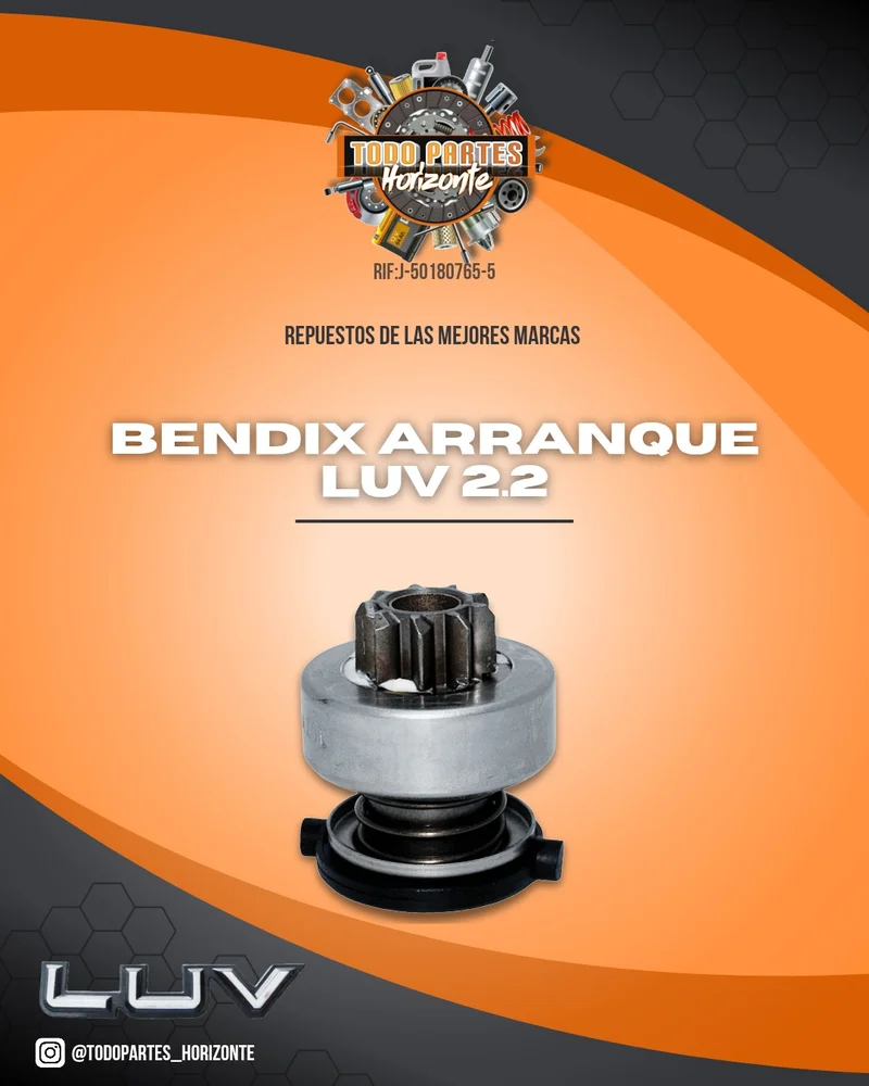 Fotografía de repuesto Bendix Arranque Luv 2.2 original - Todo Partes Horizonte