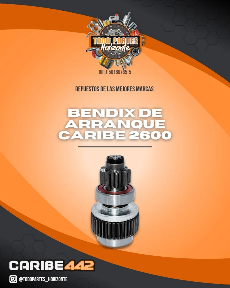 Repuesto BENDIX DE ARRANQUE CARIBE 2600 original
