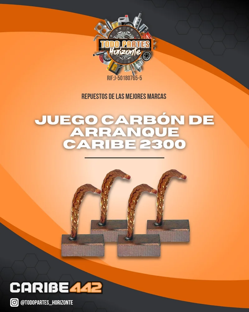 Repuesto CARBÓN DE ARRANQUE CARIBE 2300 original