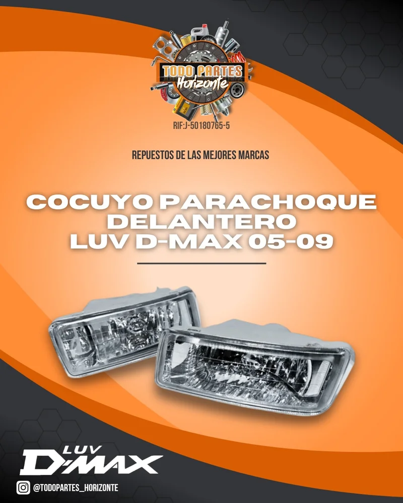 Fotografía de repuesto Cocuyo Parachoque Delantero Luv D-Max 05-09 original - Todo Partes Horizonte