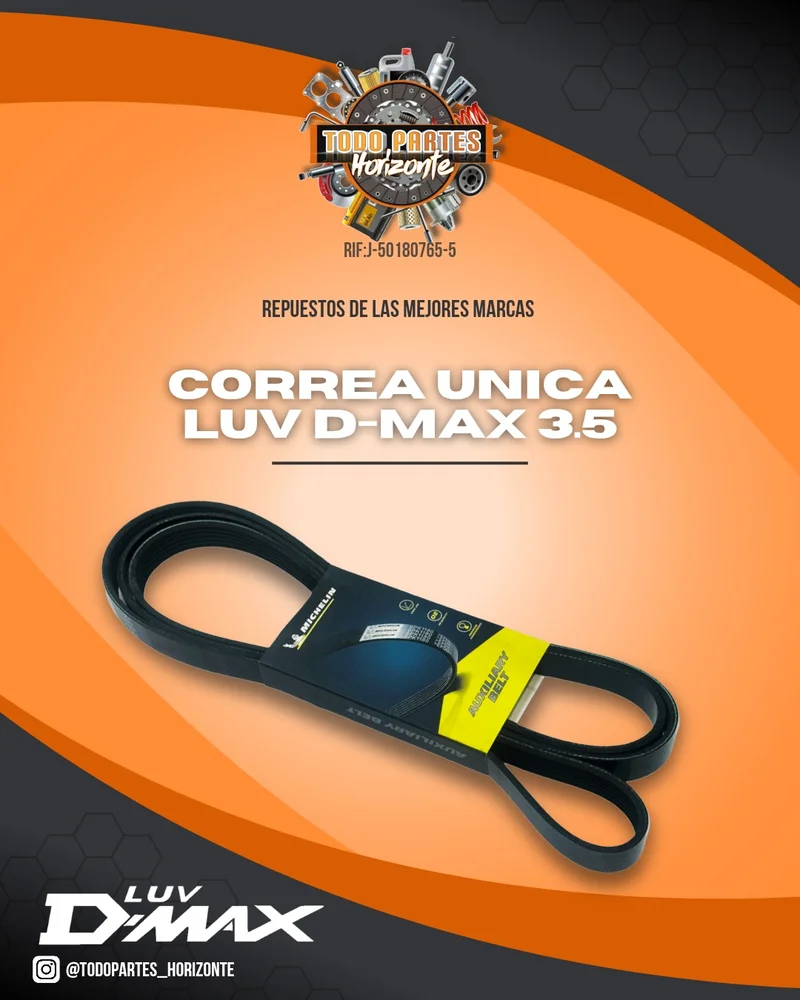 Repuesto CORREA UNICA LUV D-MAX 3.5 original