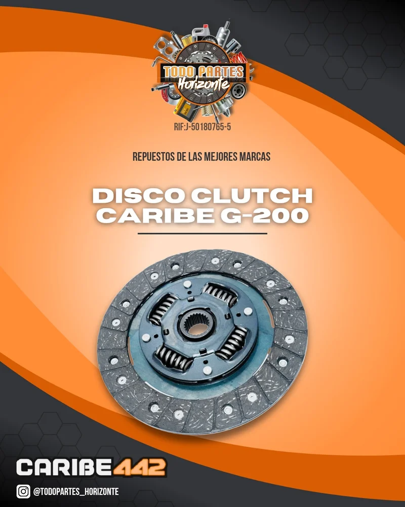 Repuesto DISCO CLUTCH CARIBE G-200 original