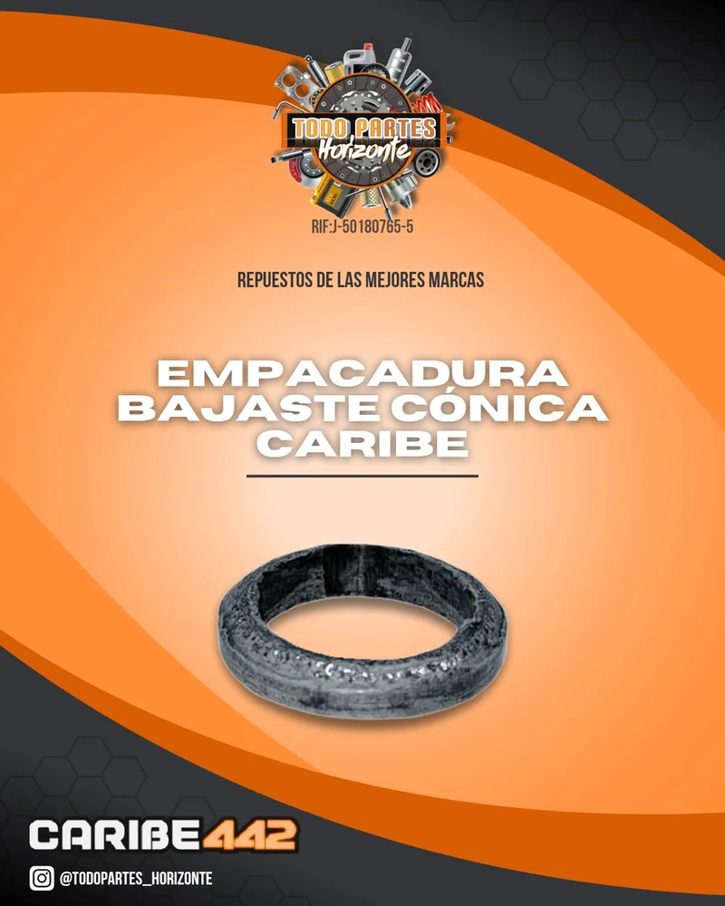 Fotografía de repuesto Empacadura Bajante Conica Caribe original - Todo Partes Horizonte
