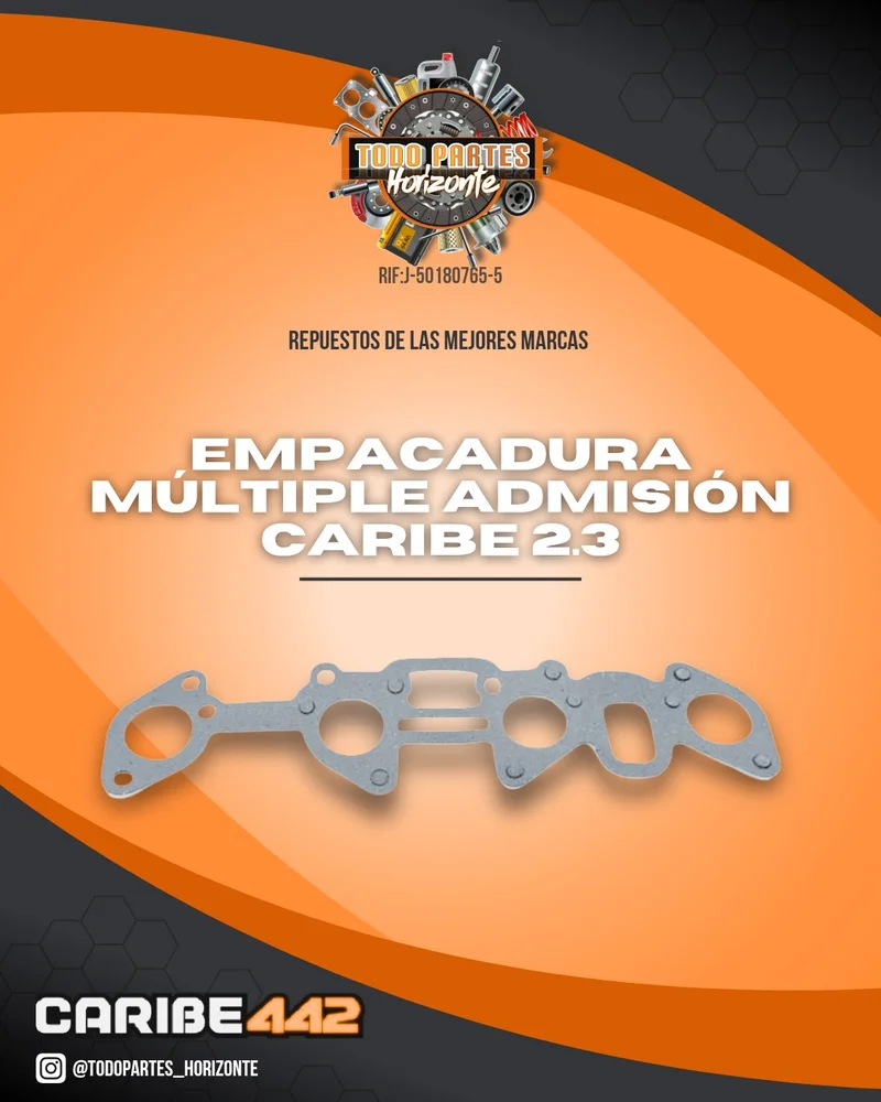 Repuesto EMPACADURA MÚLTIPLE ADMISIÓN CARIBE 2.3 original