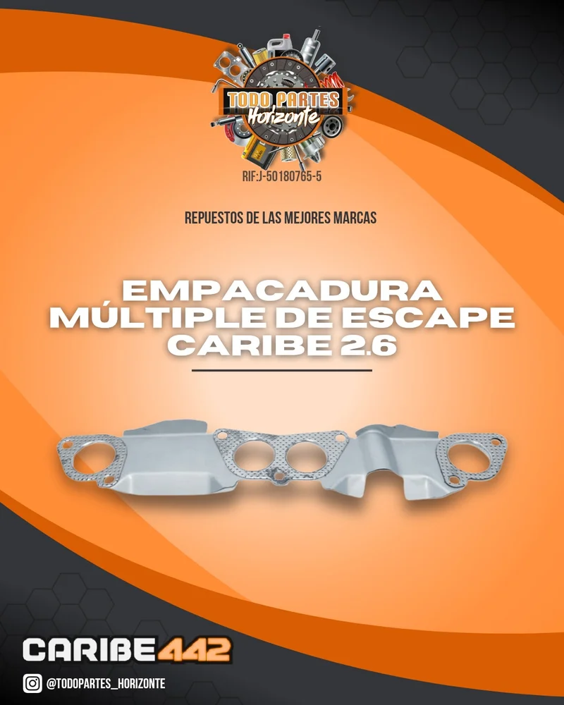 Repuesto EMPACADURA MÚLTIPLE DE ESCAPE CARIBE 2.6 original