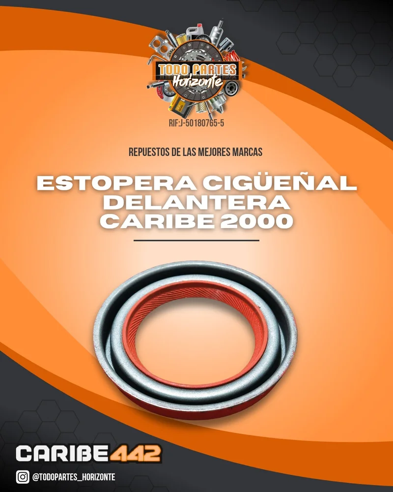 Fotografía de repuesto Estopera Cigueñal Delantera Caribe 2000 original - Todo Partes Horizonte