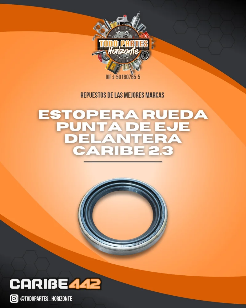 Repuesto ESTOPERA RUEDA / PUNTA DE EJE DELANTERA CARIBE 2.3 original