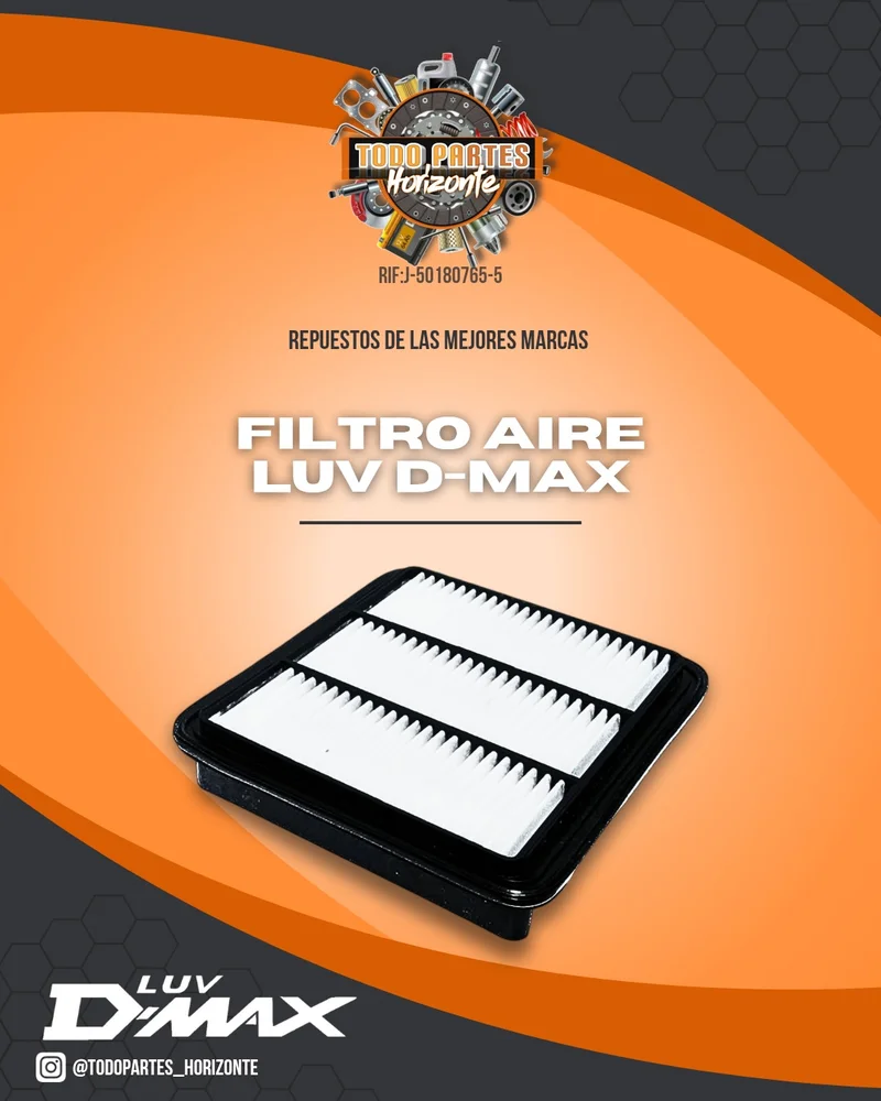Fotografía de repuesto Filtro Aire Luv D-Max original - Todo Partes Horizonte