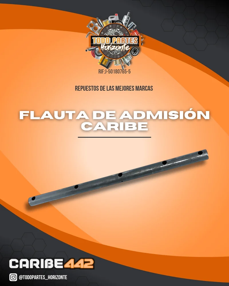 Repuesto FLAUTA DE ADMISIÓN CARIBE original