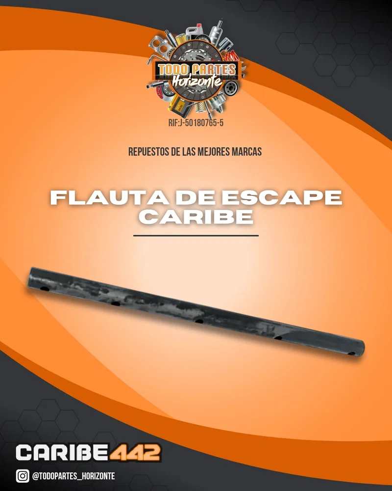 Fotografía de repuesto Flauta De Escape Caribe original - Todo Partes Horizonte