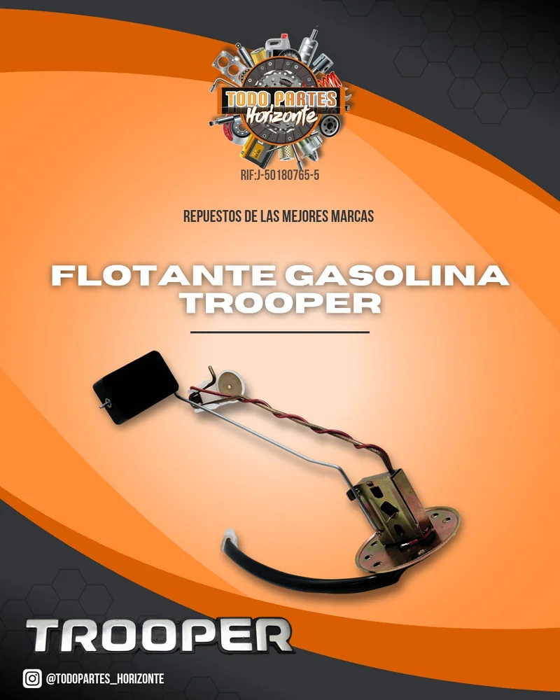 Fotografía de repuesto Flotante Gasolina Trooper original - Todo Partes Horizonte
