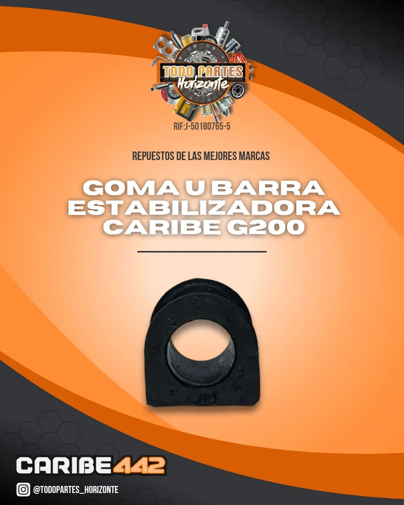 Repuesto GOMA U BARRA ESTABILIZADORA CARIBE G-200 original