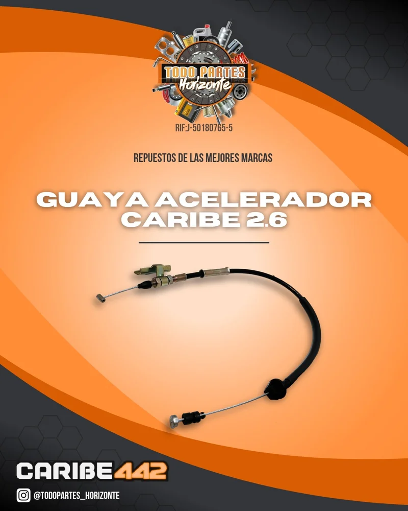 Repuesto GUAYA ACELERADOR CARIBE 2.6 original