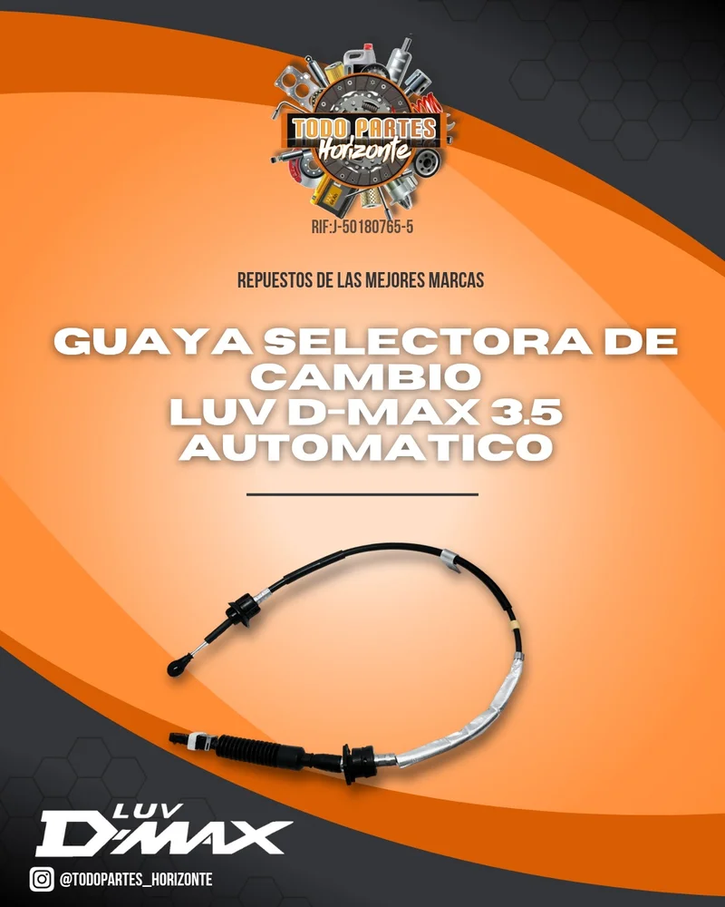 Fotografía de repuesto Guaya Selectorade Cambio Luv D-Max 3.5 Automatico original - Todo Partes Horizonte