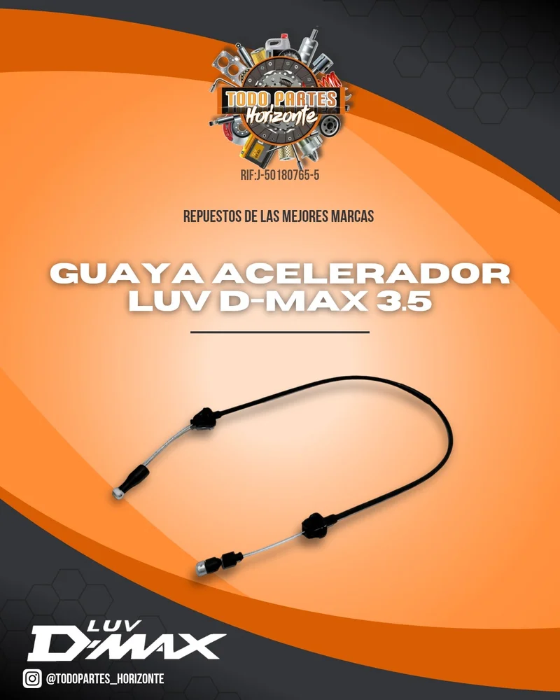 Fotografía de repuesto Guaya Acelerador Luv D-Max 3.5 original - Todo Partes Horizonte