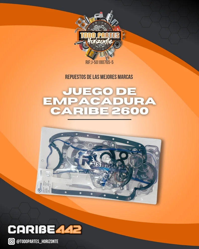 Repuesto JUEGO DE EMPACADURA CARIBE 2600 original