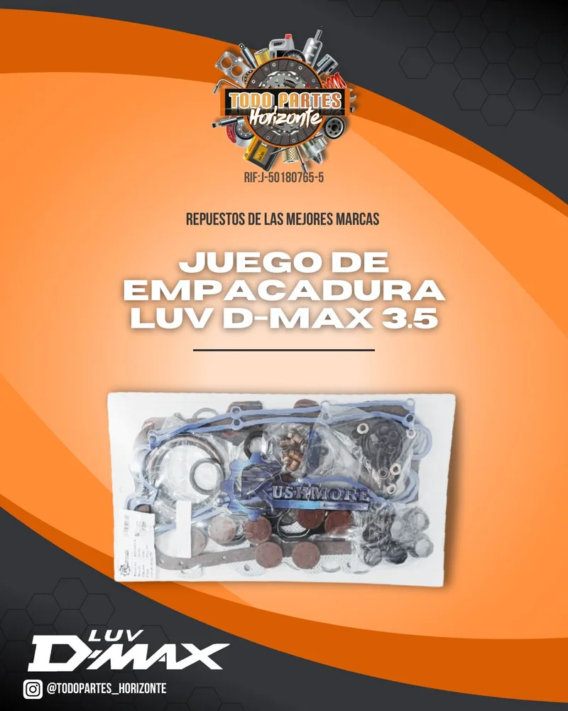 Repuesto JUEGO DE EMPACADURA LUV D-MAX 3.5 original