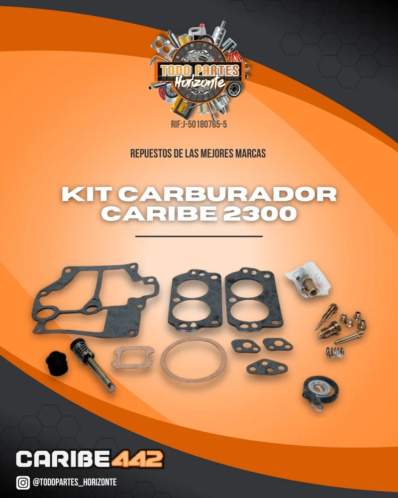 Fotografía de repuesto Kit Carburador Caribe 2300 original - Todo Partes Horizonte