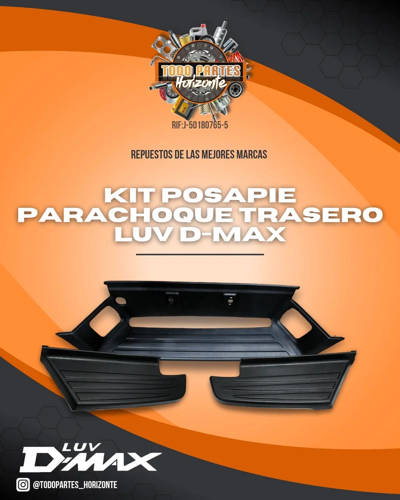 Repuesto KIT POSAPIE PARACHOQUE TRASERO LUV D-MAX original