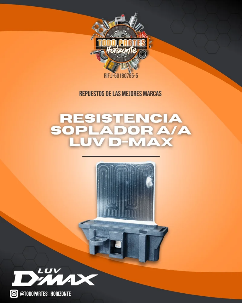 Repuesto RESISTENCIA SOPLADOR AIRE ACONDICIONADO LUV DMAX 3.5 original