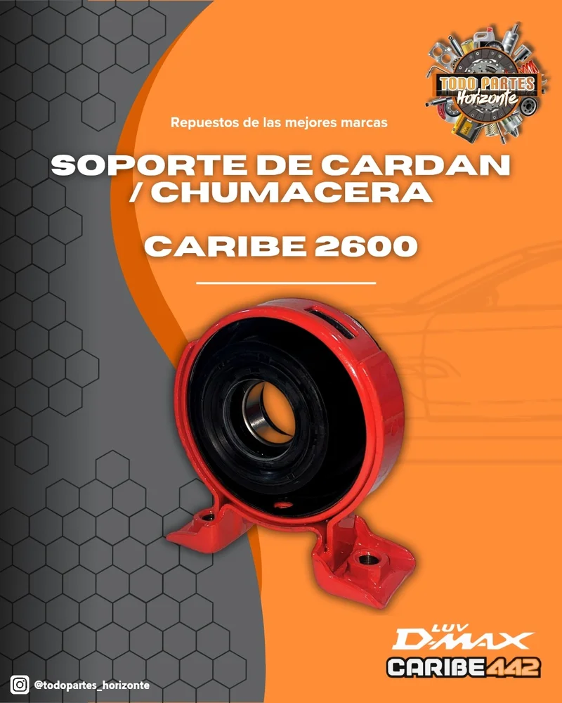 Repuesto SOPORTE CARDAN / CHUMACERA CARIBE 2.6 original